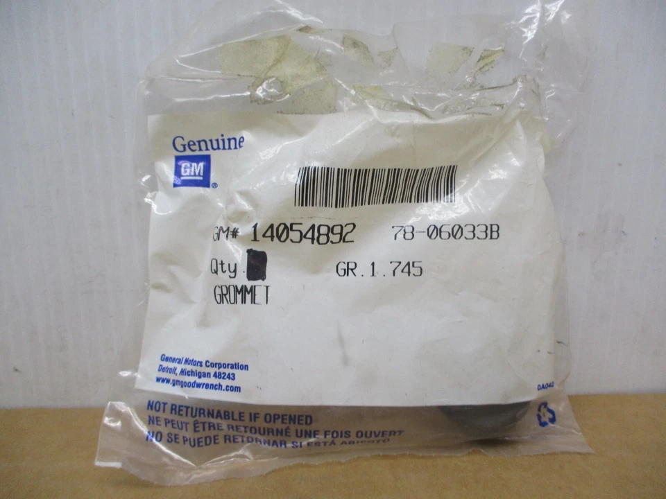 Ojal de válvula de ventilación positiva (PCV) GM genuino 14054892 Foto 1 de 4