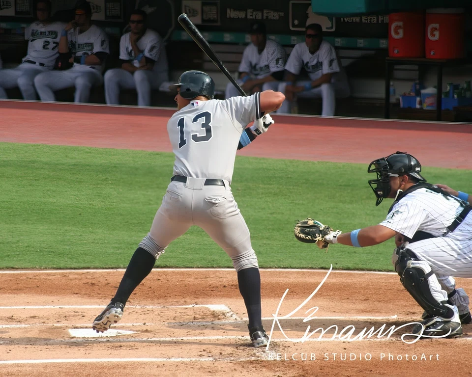 A-ROD ALEX RODRIGUEZ NY New York Yankees Vintage Retro 8x10 or other sizes - Image 1 of 4