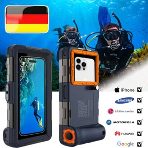 15m Tauchen Handyhülle Unterwasser Fotografie Gehäuse Hülle für iPhone Samsung - Bild 1 von 13