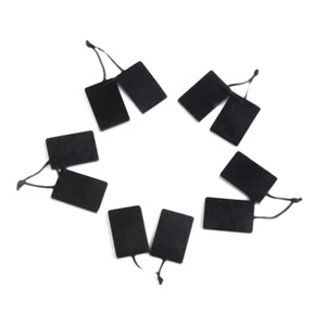 Par de pendientes colgantes de shungita AAA 20x30 mm 2 cuentas (80008571-D49) - Imagen 1 de 3