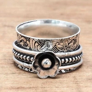 Spinner Angst Handarbeit Silberschmuck "8" - Bild 1 von 6