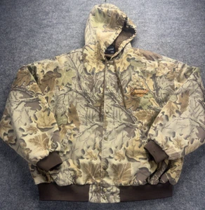 Vintage SWINGSTER Camouflage Bomberjacke mit Kapuze Herren Größe 3XLHunting Work Wear - Bild 1 von 13