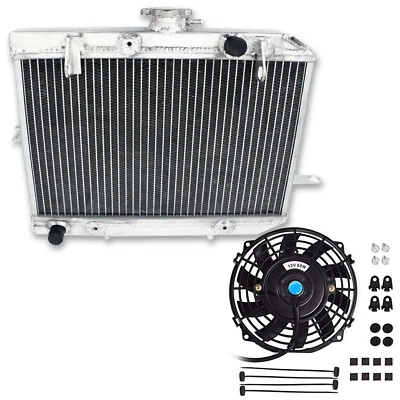 Radiador de aluminio + ventilador para Honda Rincon 650 680 TRX650FA 2003-18 TRX680FA 06-23 Foto 1 de 4