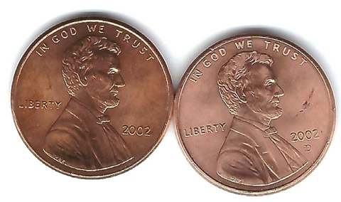 2006 P & D Brilliant Uncirculated Two Lincoln cent coins! Cover