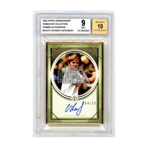 Yevgeny Kafelnikov 2020 Topps Transcendent Tennis Autograph Card /25 BGS 9/10