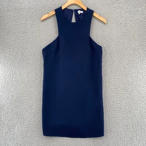 Tobi Dress Women Small Navy Shift Sleeveless Mini Stretch Party Event Minimalist - Picture 1 of 11