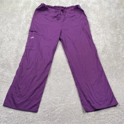 Pantalones Médicos Uniformes Unisex Cherokee Talla Adulto M Púrpura Ropa de Trabajo Núcleo Elástico Foto 1 de 4