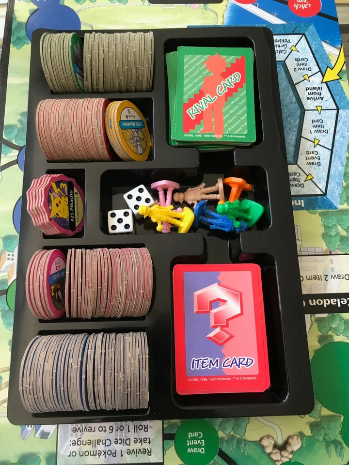 Pokemon Master Trainer Board Game 1999 Replacement Pieces Parts pick and choose - Image 1 of 1