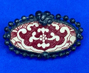 Art Nouveau Brooch Floral Theme Vintage Brooch Pin - TR96 - Picture 1 of 10