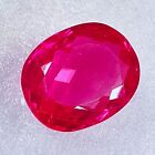 Certified 52 Ct Natural Mogok Pink Ruby Oval Shape Faceted Loose Gemstone V993