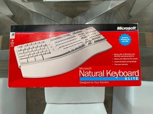 Nuevo Microsoft Natural Keyboard Elite PS/2 USB Ergonómico Teclado Dividido 286-00082 - Imagen 1 de 4