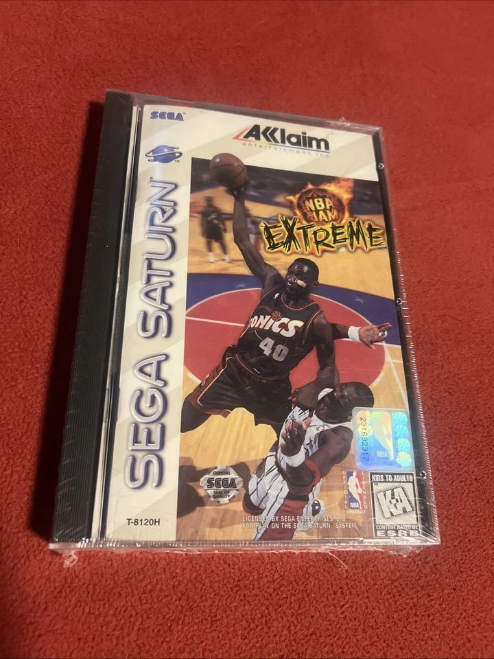 NBA Jam Extreme (Sega Saturn, 1996) AUTHENTIC - BRAND NEW & SEALED! - Image 1 of 3