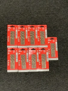 Milwaukee 48-89-2363 Juego de brocas de cobalto 5 piezas 1/4" RED HELIX ~NUEVO~ Lote de 9 - Imagen 1 de 5