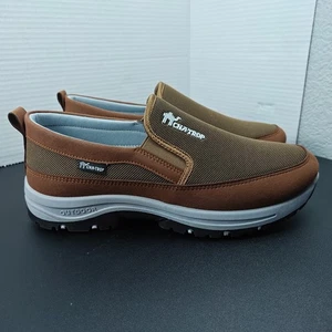 Cna Trop Men's Outdoor Breathable Slip on Shoe Size 45 EU, 11-11.5 US Brown - Picture 1 of 16