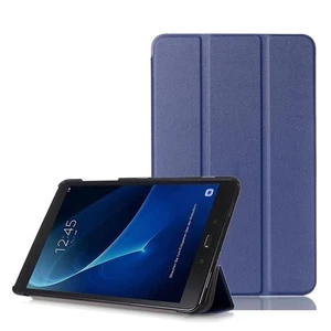 For Galaxy Tab A6 10.1" SM-T580/T585/T587 PU Leather Shockproof Protective Case - Picture 1 of 16