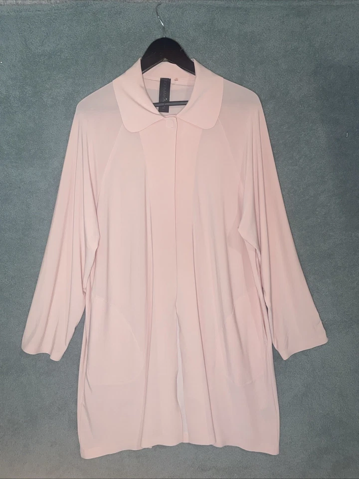 Chaqueta Norma Kamali Mujer Mediana Rosa Minimalista Femenina Suave Niña Carrera Retro Foto 1 de 4