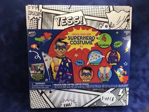 Superhelden Kostüm Set Erstellen Sie Ihr eigenes Superheldenkostüm Verkleiden für Kinder Neu - Bild 1 von 24