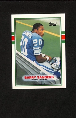 1989 Topps Traded - Barry Sanders #83T (RC) - Image 1 of 2