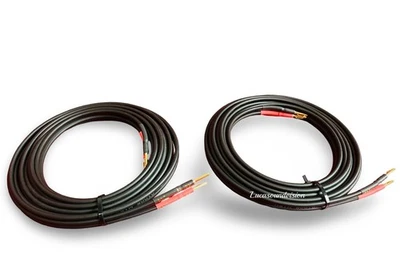 Naim NAC A5 Black Speaker Cable Banana Plugs Terminated A Pair - Image 1 of 4