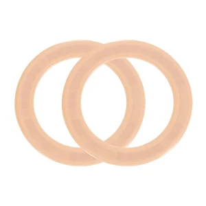 Magnetic Adapter Ring, 2Pcs ABS Magnetic Sticker Ring, Light Orange - Zdjęcie 1 z 7