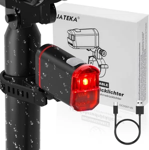 LED Fahrrad Rücklicht USB-C Aufladbar StVZO Zugelassen Akku Wasserdicht Licht... - Bild 1 von 9