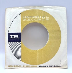 Imperial Records Company Record Sleeve 45 RPM Vinyl Liberty Records USA - Picture 1 of 6