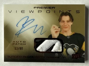 RUTGER MCGROARTY 2024-25 Premier /99 Bronze ROOKIE AUTO PATCH #62/99 Viewpoints - Picture 1 of 4