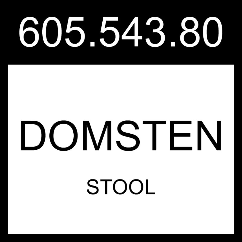 IKEA DOMSTEN Stool Lilac/pine  605.543.80 - Image 1 of 1