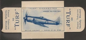 CARRERAS-UNCUT SINGLE TURF SLIDE-BRITISH AIRCRAFT 1953-#45- QUALITY CARD!! - Picture 1 of 2