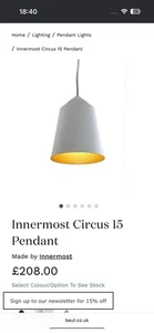 Innermost Circus Pendent Light - White - Picture 1 of 5