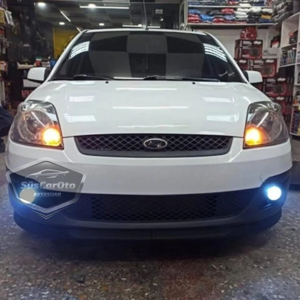 Sdoppiatore labbro paraurti anteriore 2 pezzi - per Ford Fiesta 2002-2008 - S... - Image 1 of 4