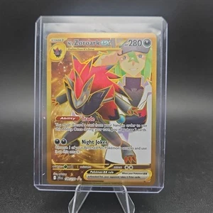 Pokemon TCG Journey Together N's Zoroark ex Gold Hyper Rare 189/159 - Picture 1 of 2