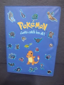 Lot 110+ Vtg Pokemon Binder w/ 1999 2000 T.V. Animation Cards Arbok Poliwrath B4 - Picture 1 of 18