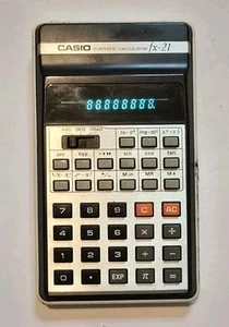 Vintage Taschenrechner Casio FX-21 Wissenschaftlicher Taschenrechner - Bild 1 von 7
