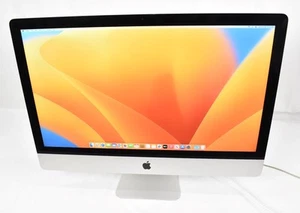Apple iMac 27" Late 2017 i5-7500 3.4GHz 16GB RAM 1TB HD 13.7 Ventura MNE92LL/A - Picture 1 of 7