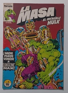 COMIC LA MASA EL INCREIBLE HULK NUMERO 2 VOL 1 FORUM AÑO 1983 - Picture 1 of 5