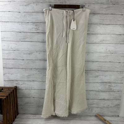 Prana Hideaways Maxi saia amêndoa feminina XS algodão orgânico praia cobertura boho - Imagem 1 de 4