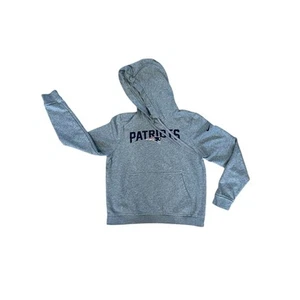 Nike NFL New England Patriots Sudadera con Capucha Gris Talla Pequeña NFL Ropa de Fútbol - Imagen 1 de 11