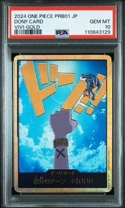 PSA 10 DON!! Card Vivi Super Parallel Gold 2024 ONE PIECE Card Japanese - Picture 1 of 2