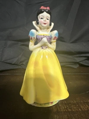 Figura de cerámica vintage Blancanieves Japón 1960 Walt Disneyland Foto 1 de 4