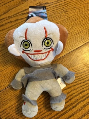 NWT It! Pennywise 9” Horror Classic Plush Stuffed Dog Pet Toy with Squeaker - Image 1 of 4