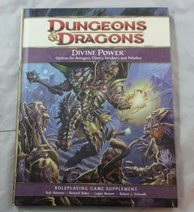 Dungeons and Dragons 4th Ed: Divine Power Cleric/Paladin Options TSR21790 D&D - Imagen 1 de 1