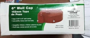 Fuente de agua 6" tapa de pozo cuerpo de hierro fundido perfil bajo WC622 nuevo - Imagen 1 de 4