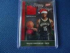 2016 PANINI  BLACK FRIDAY ISAIAH WHITEHEAD BROOKLYN NETS HAPPY HOLIDAYS CARD RAR