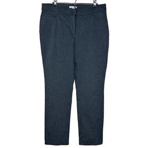 Dana Buckman Heavyweight Straight Leg High Rise Pants Women 12 - Picture 1 of 10
