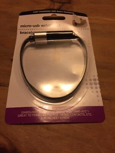Micro-USB Wristband Cable For Android - Picture 1 of 3