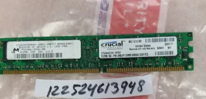 512MB DDR PC2700 333MHZ DESKTOP RAM LOW DENSITY NON-ECC CT6464Z335-16FGY - Picture 1 of 1