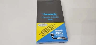 Adaptador de casete para cámara de cine Panasonic VW-GT7E VHS-S para S-VHS nuevo Foto 1 de 4