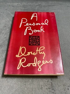 A Personal Book by Dorothy Rodgers 1977 HC 1st Edition 8t1 - Picture 1 of 6