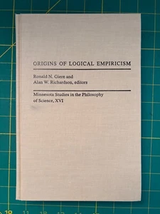 Origins Of Logical Empiricism - HC - Minnesota Studies Philosophy Of Science - Imagen 1 de 5